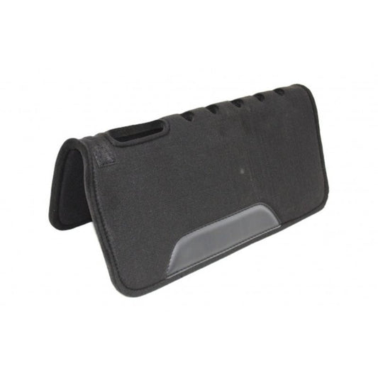 Woll Filz Pad - SCHWARZ - MIT BESATZ - 32´´ x 32´´