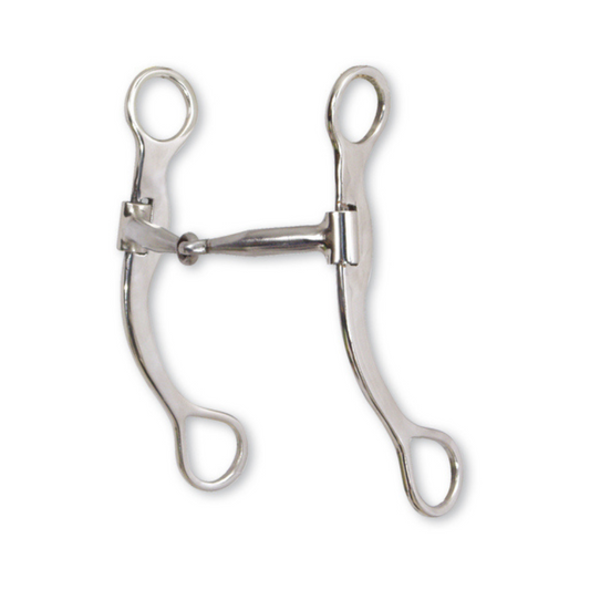 Classic Equine – Snaffle-Bit mit 7 1/2″ Shanks Edelstahl,12,7cm